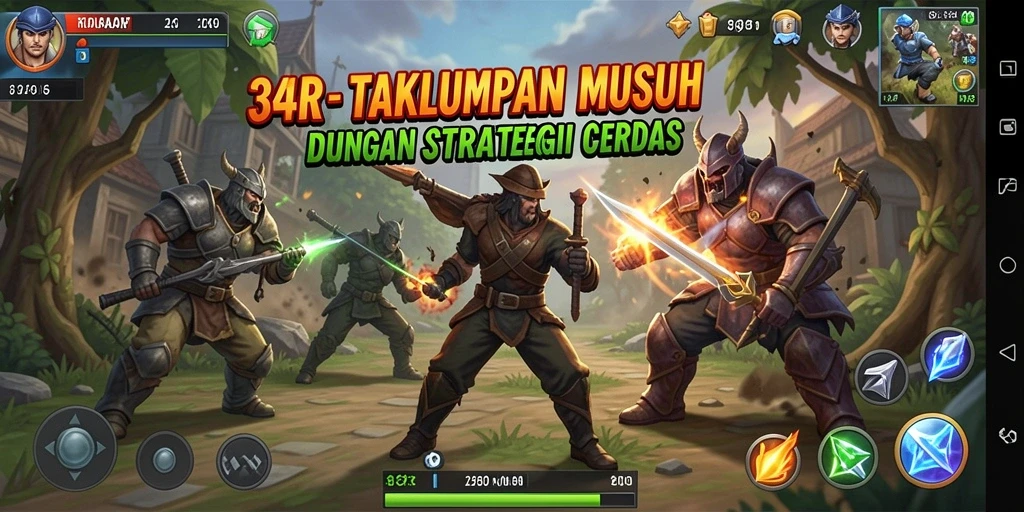 Gameplay intens dan pilihan strategi dalam 34R.
