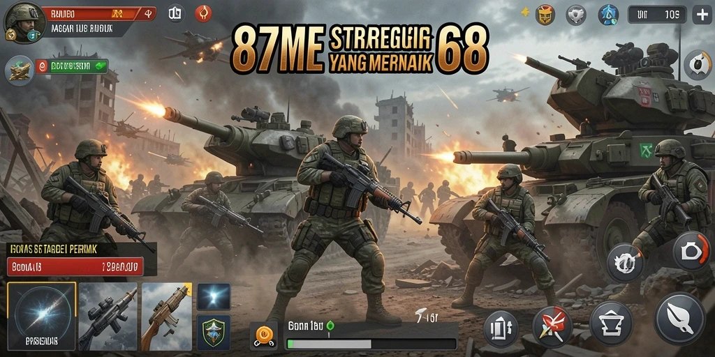 Tangkapan layar gameplay menampilkan aksi strategi yang mendebarkan.