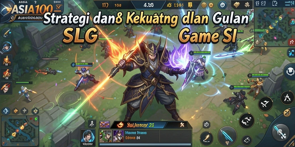 Tampilan gameplay <strong>ASIA100</strong> yang penuh strategi dan aksi.