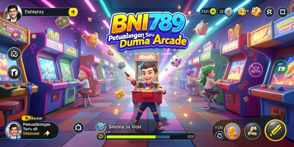 Screenshot BNI789 menampilkan gameplay seru dan warna-warni.