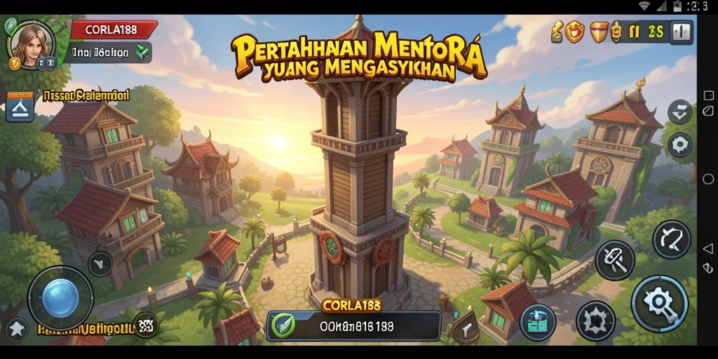Gameplay menarik di CORLA188 dengan berbagai menara dan strategi.