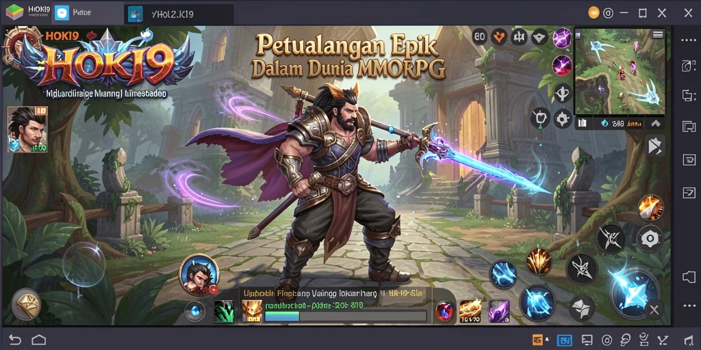 Gameplay HOKI9 yang seru dan dinamis di dunia MMORPG.