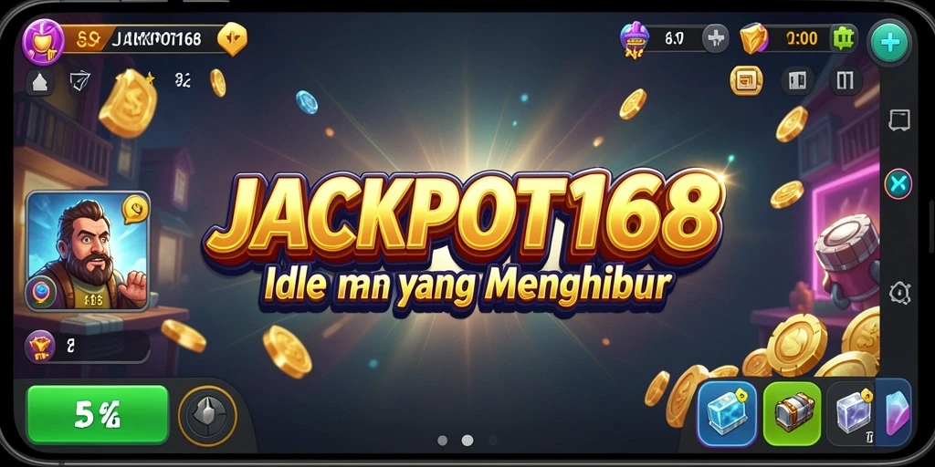 Tampilan gameplay JACKPOT168 yang menarik dengan karakter unik.
