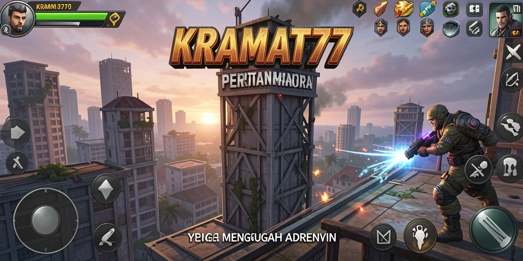 Gameplay menara pertahanan yang intens dan menegangkan di KRAMAT77.