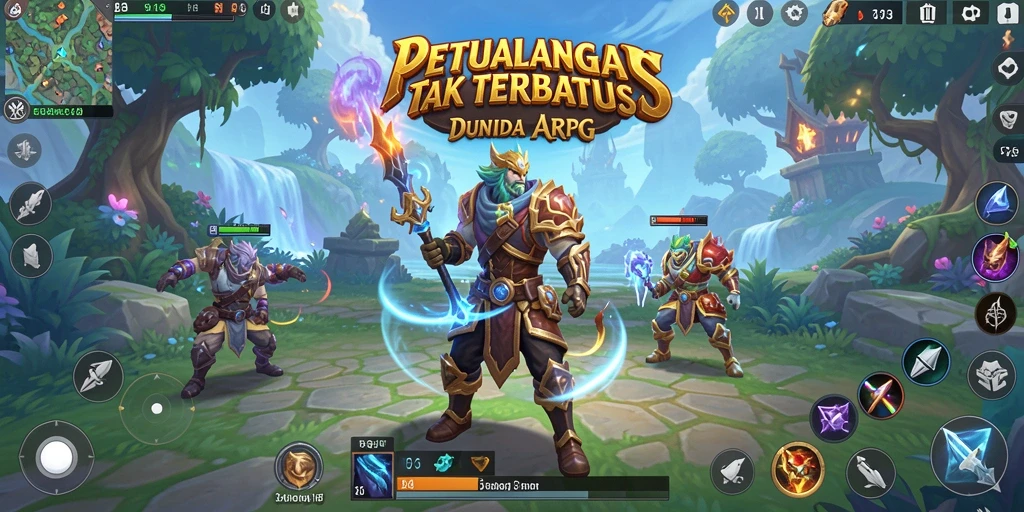 Screenshot gameplay S13 menampilkan pertarungan epik di dunia ARPG.
