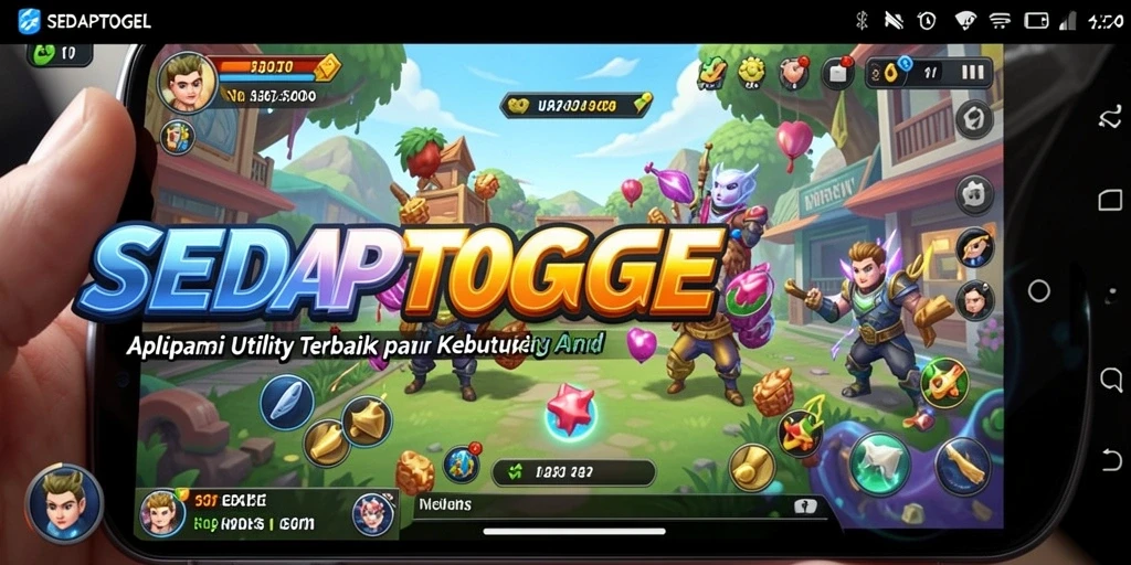 Tampilan antarmuka aplikasi SEDAPTOGEL yang menarik dan intuitif.